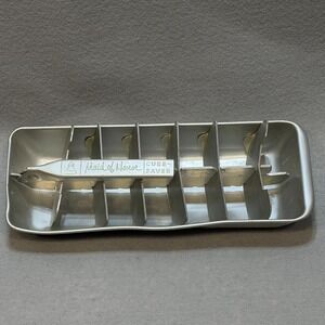 Vintage Maid of Honor Mid Century Modern Ice Cube Tray Aluminum Cube Saver